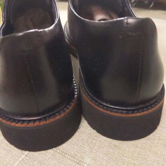 Rockport Women's Casual Slip On Patent Leather Black Shoes - Size 6 - Picture 2 of 9